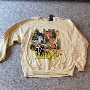 Disney Bambi crewneck nwt.